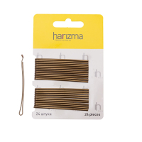 Фото Harizma - Харизма прямые с укороченной верхней частью, коричневые  (70 мм), 24 шт h10540-04