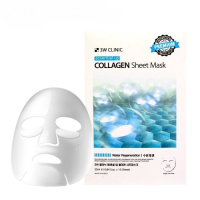 Фото 3W CLINIC ESSENTIAL UP COLLAGEN SHEET MASK - Тканевая маска для лица с коллагеном, 25 мл