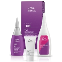 Фото Wella Professionals CREATINE+ CURL - Велла Набор для химической завивки окрашенных и чувствительных волос, 30+75+100 мл