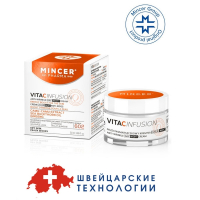 Фото Mincer Vita C Infusion № 602 - Минцер Крем для лица с антивозрастным и омолаживающим эффектом 30+, 50 мл