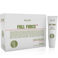 Фото Ollin Full Force - Оллин Фулл Форс Пилинг для кожи головы с экстрактом бамбука, 10шт х 15мл