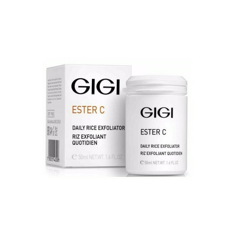 GIGI Ester C Daily Rice Exfoliator - Джиджи Эстер Си Эксфолиант рисовый для очищения и микрошлифовки кожи, 50 мл -