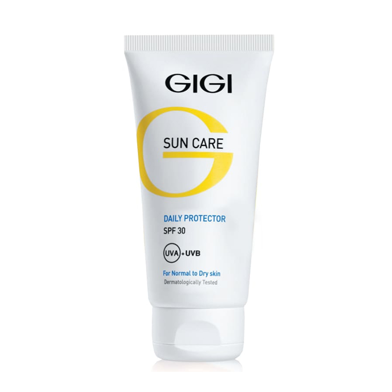Gigi Sun Care Daily SPF 30 DNA Protector for dry skin - Джиджи Сан Кэйр Крем солнцезащитный с защитой ДНК SPF30 для сухой кожи, 75 мл -