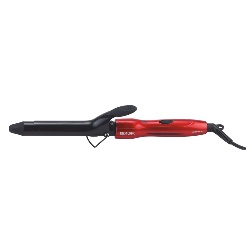 Dewal Professional Red Titanium  - Деваль Рэд Титаниум Плойка для волос, d 25 мм., 40 Вт., 03-2025 -