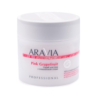 Фото Aravia Organic Pink Grapefruit - Аравия Органик Скраб для тела с гималайской солью, 300 мл