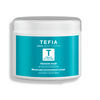 Фото Tefia Treats by Nature Intensive Mask with Aloe Vera and Shea Butter - Тефия Тритс Бай Нэйча Маска для интенсивного ухода с алоэ вера и маслом карите, 500 мл