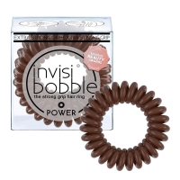 Фото Invisibobble Power Pretzel Brown - Инвизибабл Пауэр Резинка-браслет для волос коричневая, 3 шт/уп