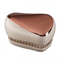 Фото Tangle Teezer Compact Styler Rose Gold Luxe - Тангл Тизер Расческа для волос компактная бежево-золотая