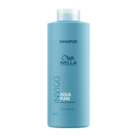 Фото Wella Professionals Invigo Balance Aqua Pure Purifying   Велла Инвиго Баланс Аква Пьюр Пьюрифаинг Шампунь очищающий 1000 мл