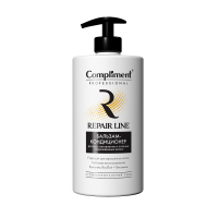 Фото Compliment Professional Repair Line - Комплимент Профешнл Репэйр Лайн Бальзам-кондиционер для питания и восстановления поврежденных волос, 750 мл
