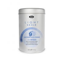 Фото  Lisap Milano Light Scale Lightening White Powder - Лисап Порошок обесцвечивающий на 9 тонов, 500 гр