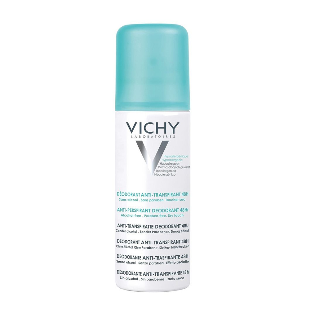 Vichy Deodorant - Виши Аэрозоль-антиперспирант, регулирующий избыточное потоотделение с защитой 48 часов, 125 мл  -