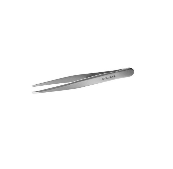 Staleks Beauty & Care 10 Type 2 - Сталекс Пинцет для бровей - узкие прямые кромки -