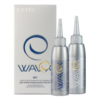 Фото Estel Wavex 1 - Эстель Вейвекс Набор №1 для химической завивки трудноподдающихся волос, 100+100 мл