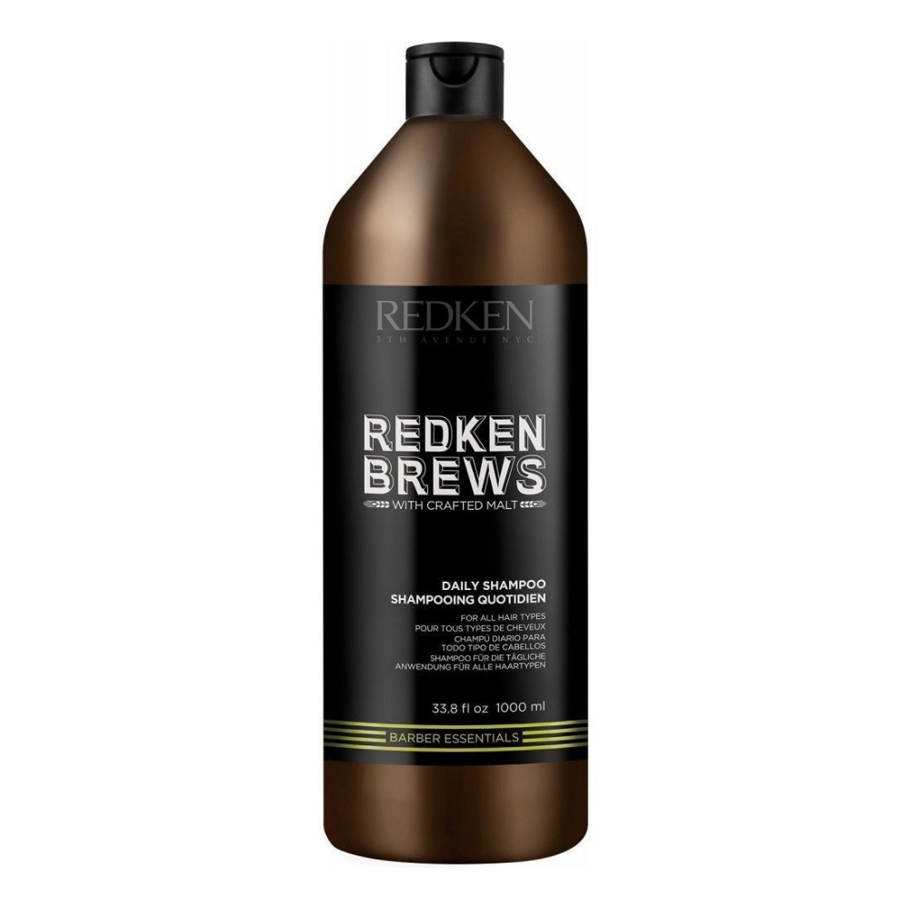 

Redken Brews Daily - Редкен Брюс Дэйли Шампунь мужской для ежедневного ухода за волосами и кожей головы, 1000 мл -