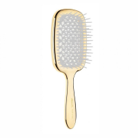 Фото Janeke Superbrush Gold - Янеке Расчёска с закругленными зубчиками, 21,5x9x3,5 см