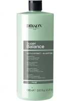 Фото Dikson Diksoprime Super Balance Shampoo - Диксон Шампунь себорегулирующий для жирной кожи головы и волос с экстрактом крапивы, 1000 мл