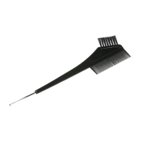 Фото 8450151 Sibel Black Comb+Hook - Сибл Кисть для окраски волос с расческой и крючком черная