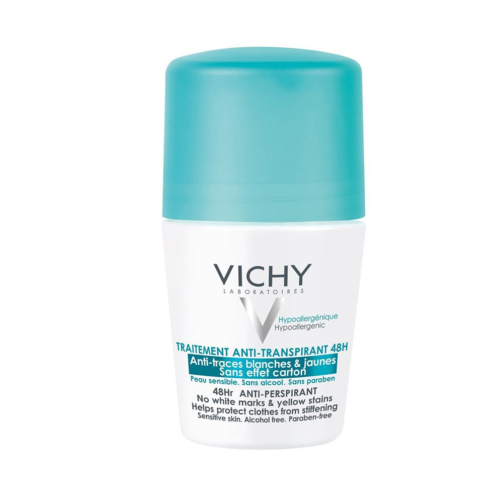 Vichy Deodorant - Виши Дезодорант шариковый против пятен с защитой 48 часов, 50 мл -