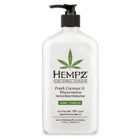 Фото Hempz Fresh Coconut & Watermelon - Хэмпз Фреш Коконат энд Вотэрмэлон Молочко для тела увлажняющее Кокос и Арбуз, 500 мл