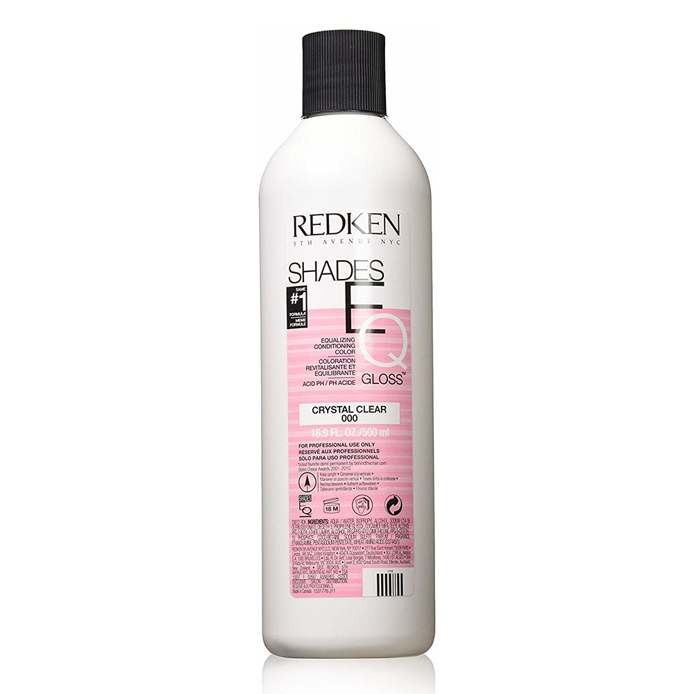 

Redken Shades EQ Crystal Clear - Редкен Шейдс Икью Кристал Клир Регулятор интенсивности цвета и блеска, 500 мл -