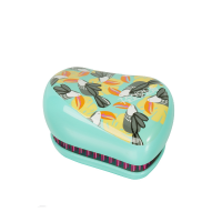 Фото Tangle Teezer Compact Styler Totally Toucan - Тангл Тизер Тукан Расчёска (голубая с принтом)