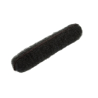 Фото Sibel - Сибл Подкладка для волос черная с фиксацией на резинке, 15 см