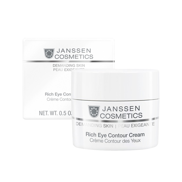 Janssen Demanding Skin Rich Eye Contour Cream - Янссен Питательный крем для кожи вокруг глаз, 15 мл -