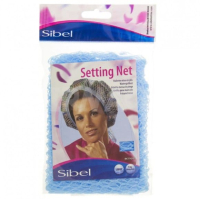 Фото  Sibel Setting Net - Сибл сеточка-косынка для бигуди голубая 1 шт 1142423-03