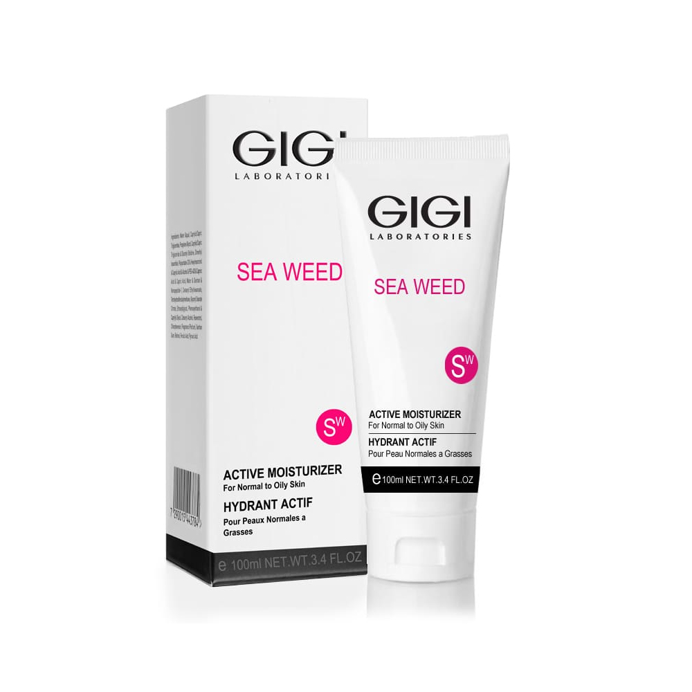 Gigi Sea Weed  Active Moisturizer - Джиджи Сиа Вид Мойсчерайзер Крем увлажняющий активный для комбинированной и жирной кожи, 100 мл -