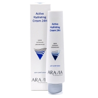 Фото Aravia Professional Active Hydrating Cream 24H - Аравия Профешинал Крем для лица Активное увлажнение, 100 мл