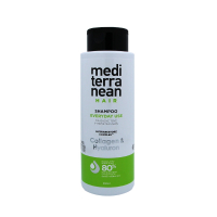 Фото Mediterranean Shampoo Everyday Use - Медитирэниан Шампунь для ежедневного использования с коллагеном и гиалуроновой кислотой, 350 мл