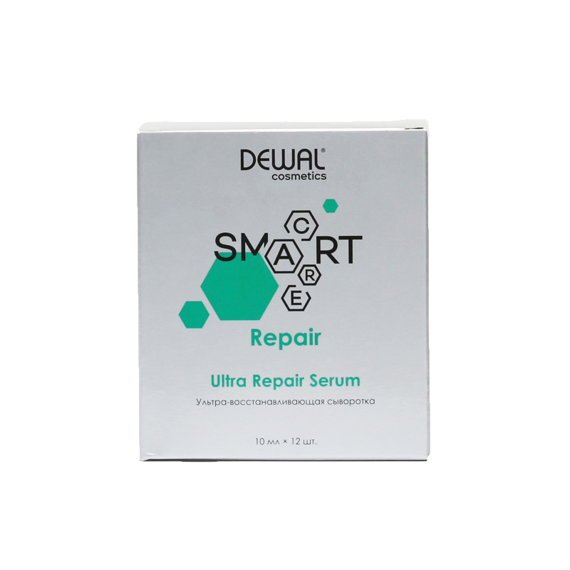 

Dewal Cosmetics SMART CARE Ultra Repair Serum - Деваль Смарт Кэйр Сыворотка ультра-восстанавливающая, 12 шт*10 мл -