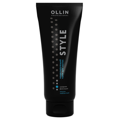 Фото Ollin Style  Medium Fixation Hair Styling Cream - Оллин Стайл Моделирующий крем для волос средней фиксации, 200 мл