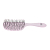 Фото Dewal Professional Beauty Eco-Friendly - Деваль Бьюти Эко-Френдли Щетка продувная с нейлоновым штифтом листик лиловая, DBEF1-Lilac