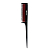 Фото Dewal Professional - Деваль Расческа для начеса с пластиковым хвостиком, 3-х рядная, черная с красным, 20,5 см., CO-6129