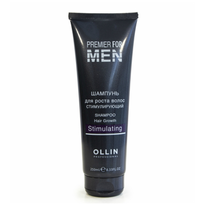 Фото Ollin Premier For Men Hair Growth Stimulating - Оллин Премьер Фо Мэн Шампунь для роста волос стимулирующий, 250 мл