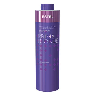 Фото Estel Prima Blonde Эстель Прима Блонд Серебристый бальзам для холодных оттенков блонд 1000 мл
