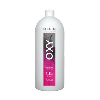 Фото Ollin OXY Oxidizing Emulsion 1,5% 5 vol Оллин Окси Окисляющая эмульсия 1,5% 1000 мл