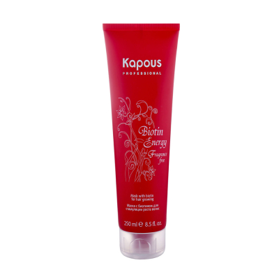 Фото Kapous Biotin Energy - Капус Биотин Энерджи Маска с биотином для укрепления и стимуляции роста волос, 250 мл