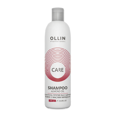 Фото Ollin Care Almond Oil - Оллин Кэйр Алмонд Оил Шампунь против выпадения волос с маслом миндаля, 250 мл