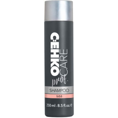 Фото C:EHKO CARE prof. Цэко Шампунь S.O.S. для осветленных, обесцвеченных и вьющихся волос 250 мл