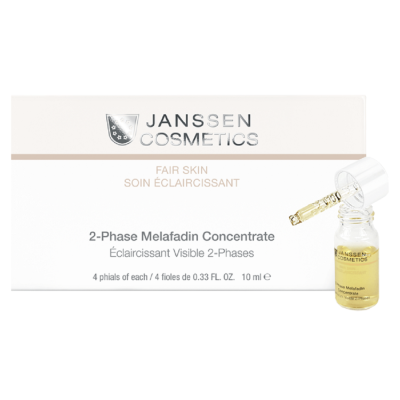 Фото Janssen Cosmetics 2-Phase Melafadin Concentrate - Янссен  Двухфазный осветляющий комплекс, 4 х 10 мл