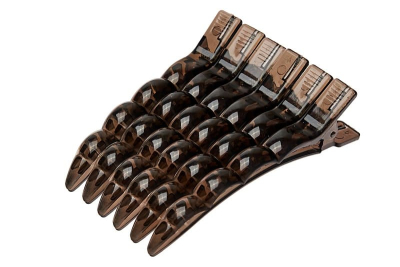 Фото Harizma  Харизма Зажимы для волос пластиковые черные 6 шт в уп  h10897-15