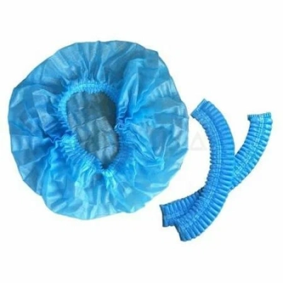 Фото Чистовье Шапочка шарлотка голубая спанбонд 50 шт
