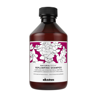 Фото Davines Natural Tech Replumping Shampoo - Давинес Уплотняющий шампунь, 250 мл