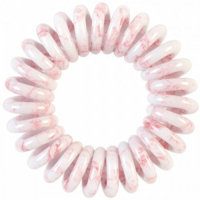 Фото Invisibobble Original Pinkerbell - Инвизибабл Ориджинал Резинка-браслет мраморно-розовая, 3 шт/уп