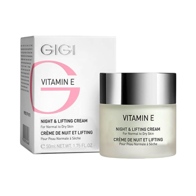 Фото Gigi Vitamin E Night&Lifting cream - Джиджи Витамин Е Найт Лифтинг Крем ночной лифтинговый, 50 мл