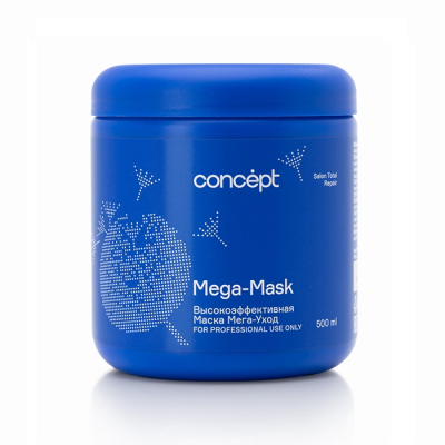 Фото Concept Salon Total Repair Mega Mask - Концепт Салон Тотал Репейр Маска мега-уход для слабых и поврежденных волос, 500 мл