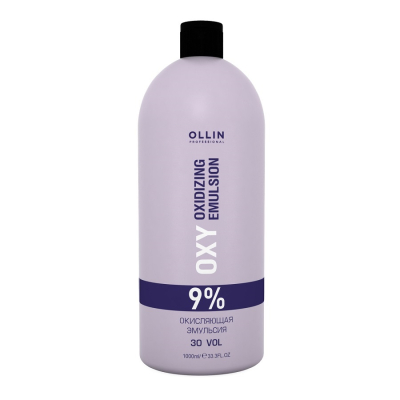 Фото Ollin Performance Oxidizing Emulsion 9% 30 vol Оллин Перформанс Окисляющая эмульсия 9% 1000 мл